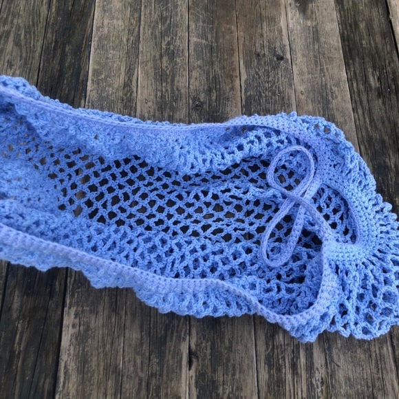 handmade crochet market/tote bag - Picture 3 of 5